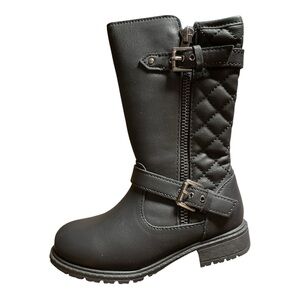 Toddlers Kids Black Boots
